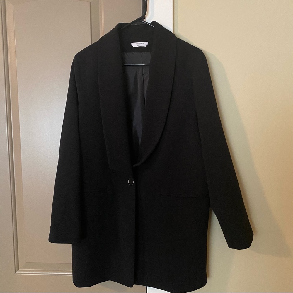 Biancoghiaccio Black Oversize Blazer IT 42